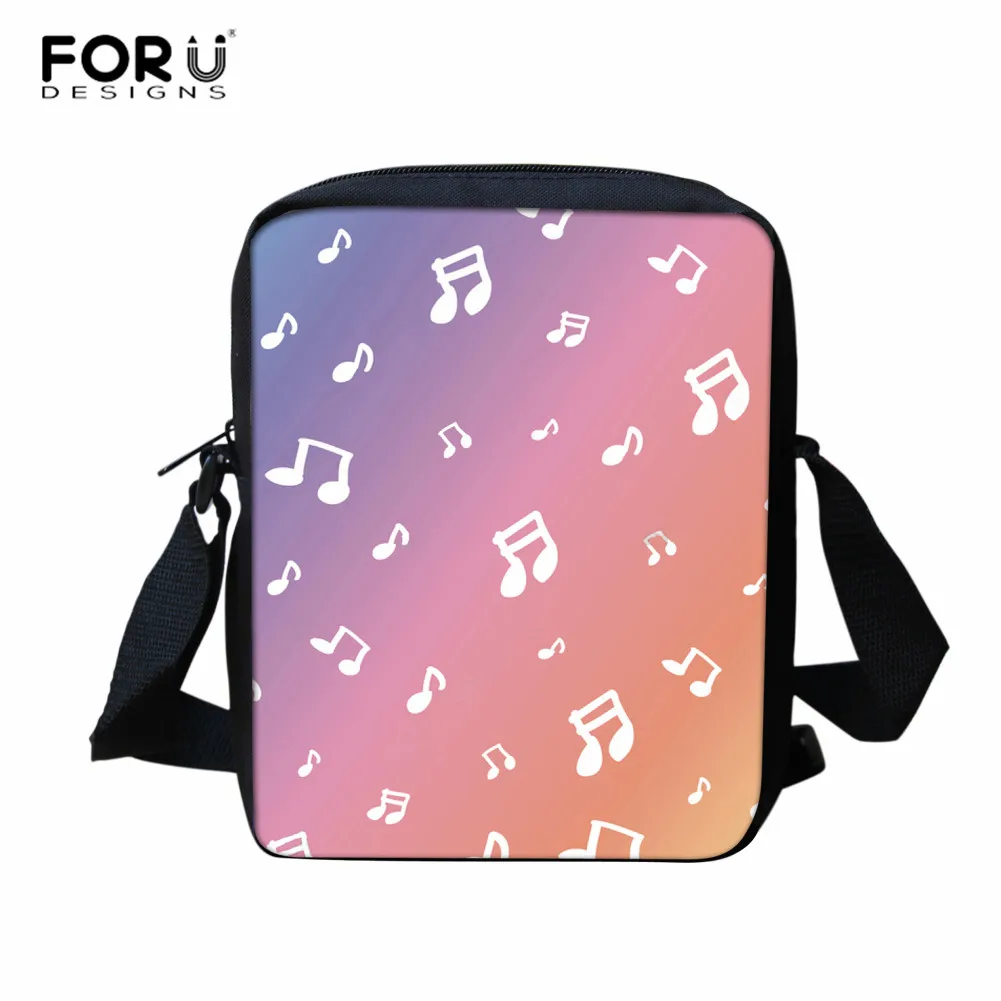 L5562E FORUDESIGNS/комплект школьных сумок с принтом музыкальной нот, сумки для книг для девочек, Сумка с рисунком гитары для школьников, Детские рюкзаки для девочек и мальчиков, Mochila - Цвет: L5562E