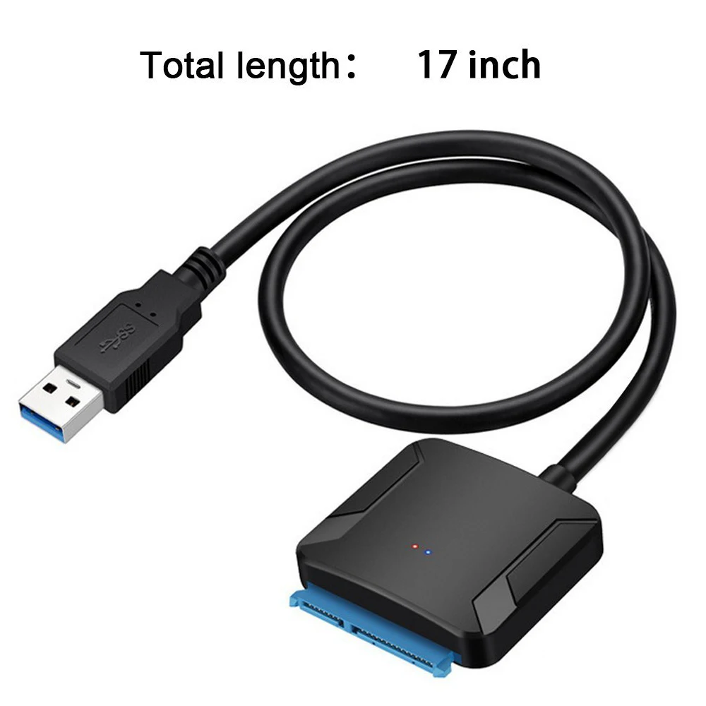 Переходник USB 3 0 на SATA кабель адаптера жесткого диска с UASP совместимый 2 5/3 5