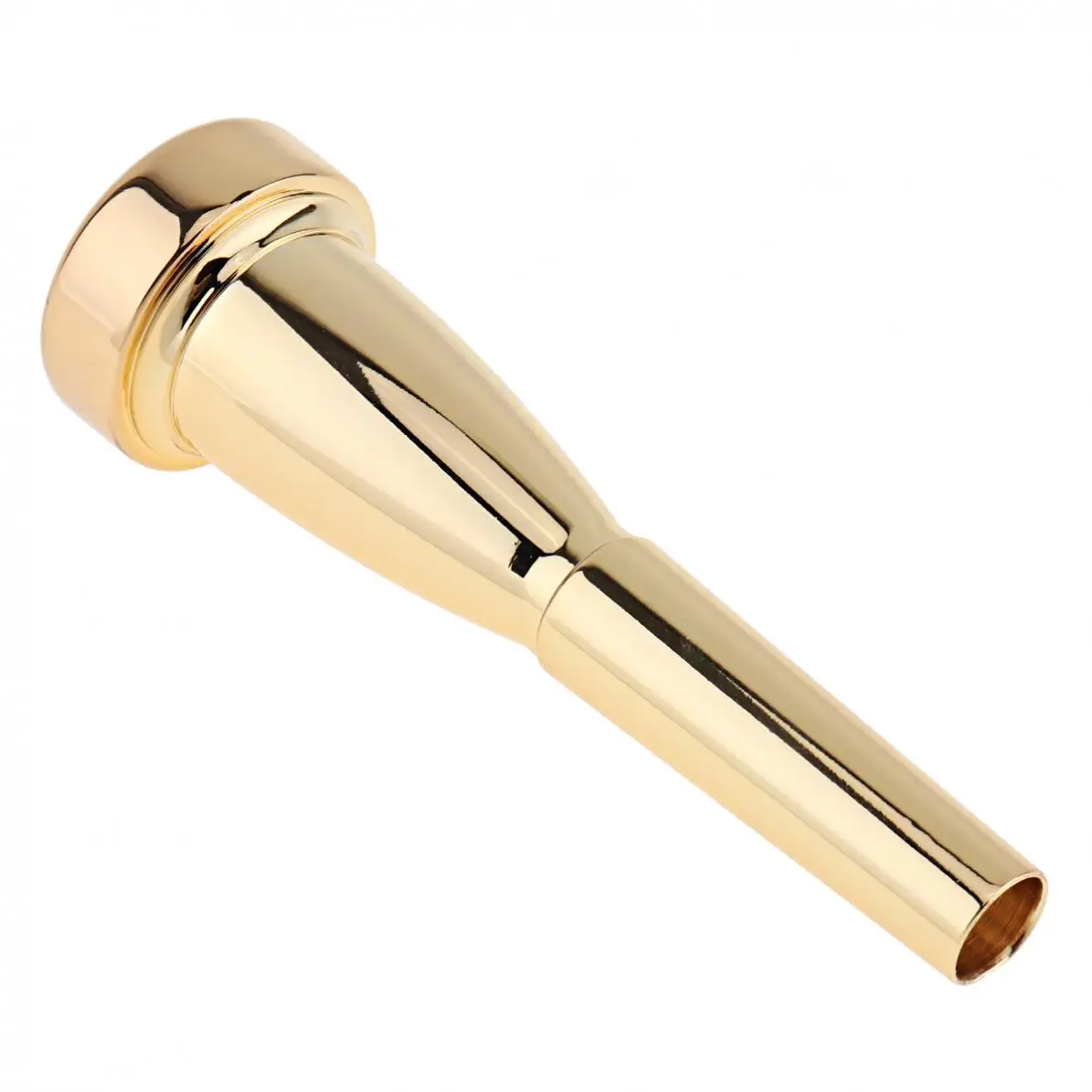 Trumpet Mouthpiece Gold Plated Metal Bullet Shape for Bach Conn and King Trumpet trumpet mouthpiece