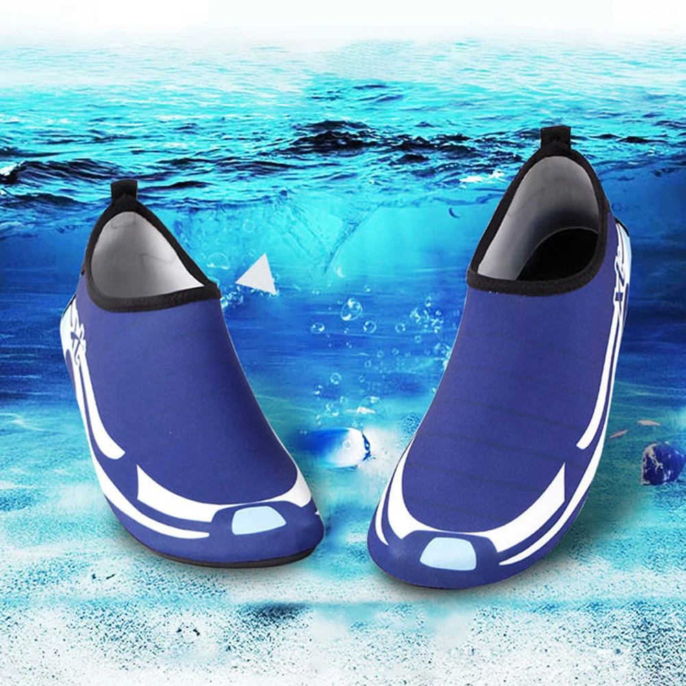 Практичная обувь для плавания на плоской подошве; быстросохнущая обувь для плавания на открытом воздухе; дышащая обувь для пар; резиновая обувь для пляжа