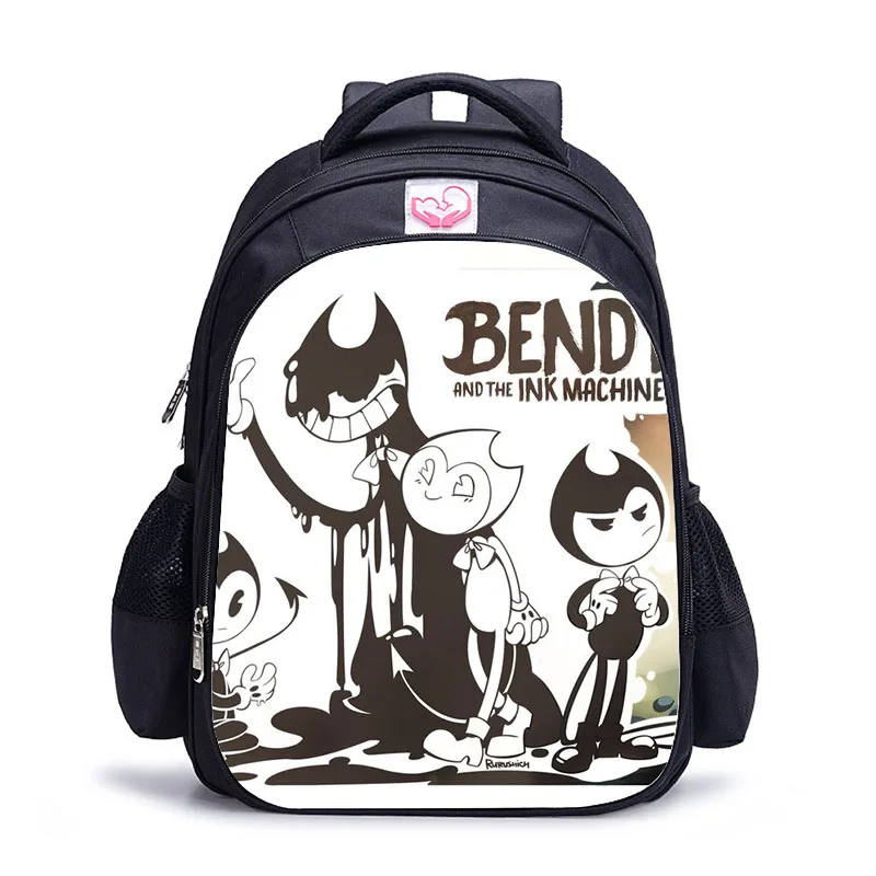 as pictures Рюкзак Bendy and The Ink Machine, школьная сумка, дорожная сумка для мальчиков и девочек, милые школьные сумки, школьный рюкзак для девочек - Цвет: as pictures