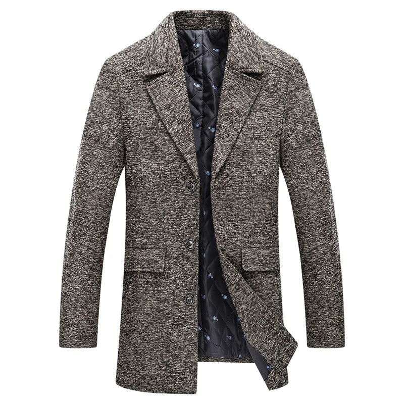 Отличное качество однобортный Menteau Hiver Homme