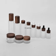 1 унций 2 унций 3 унций 4 унций 5 унций 6 унций CBD стеклянные банки контейнеры Бамбуковые банки для крема матовая стеклянная банка с бамбуковой крышкой бесплатный образец CBD баночки для бальзама