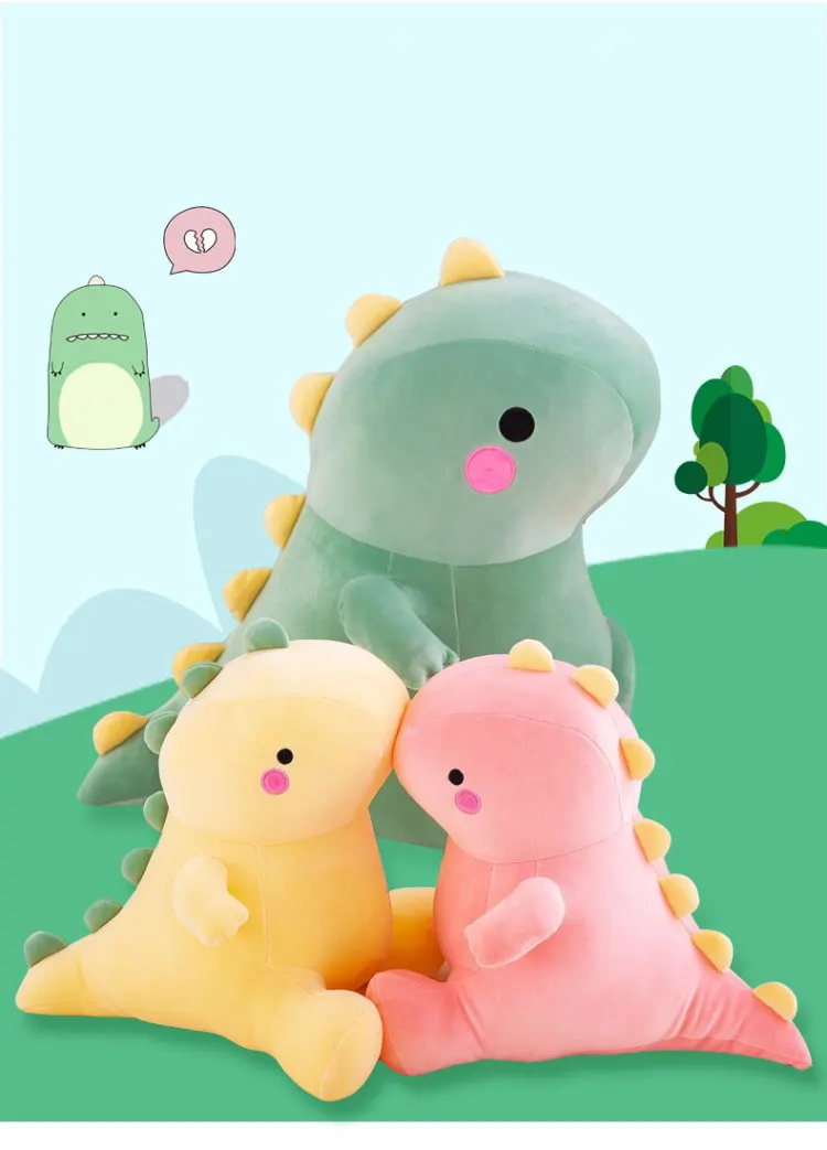 Милый динозавр плюшевая игрушка каваи