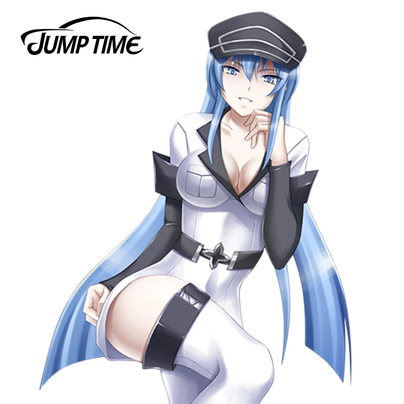 JumpTime 13 см x 10 Стайлинг автомобиля Akame Ga Kill! Аниме Униформа мультфильм JDM наклейка на