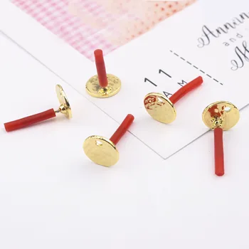 

10Pcs Gold Fashion Earrings Base Earrings Connector Texture Embossed Irregular For DIY Earrings Jewelry Making Accessories