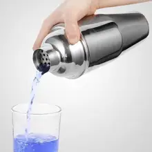 Шейкер для коктейлей из нержавеющей стали, миксер для молока, чая, вина, напитков, барная посуда, инструмент для бармена