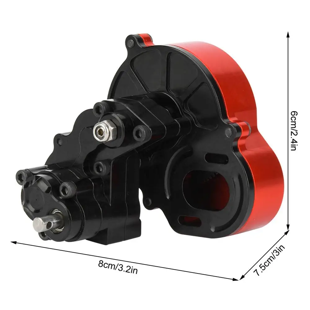 

Hot Aluminum Reverse Transmission Gearbox Assembly Set for SCX10 RC Crawler Car Truck Gearbox Upgrade Parts