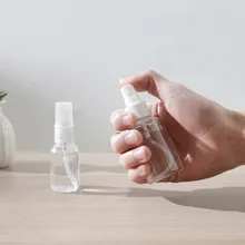 1 adet 30ml 50ml 100ml seyahat şeffaf boş sprey şişesi makyaj ve cilt bakımı parfüm atomizer doldurulabilir şeffaf