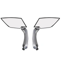 1 пара черный Универсальный мотоцикл велосипед заднего вида Боковые наружные зеркала