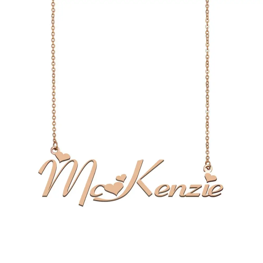 

McKenzie Name Necklace , Custom Name Necklace for Women Girls Best Friends Birthday Wedding Christmas Mother Days Gift