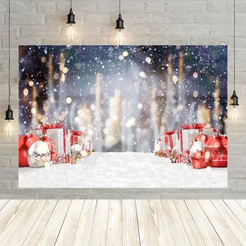 

Avezano Christmas Tree Gift Glitter Star Light Birthday Party Decoration Backdrop Photo Background Custom Photography Studio