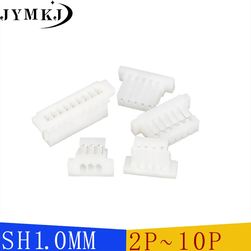 

50pcs SH 1.0 2 3 4 5 6 7 8 9 10 pin 1.0mm Pitch Terminal/ Housing / JST Connector Wire Connectors Adaptor 2P 3P 4P 5P 6P 7P 8P