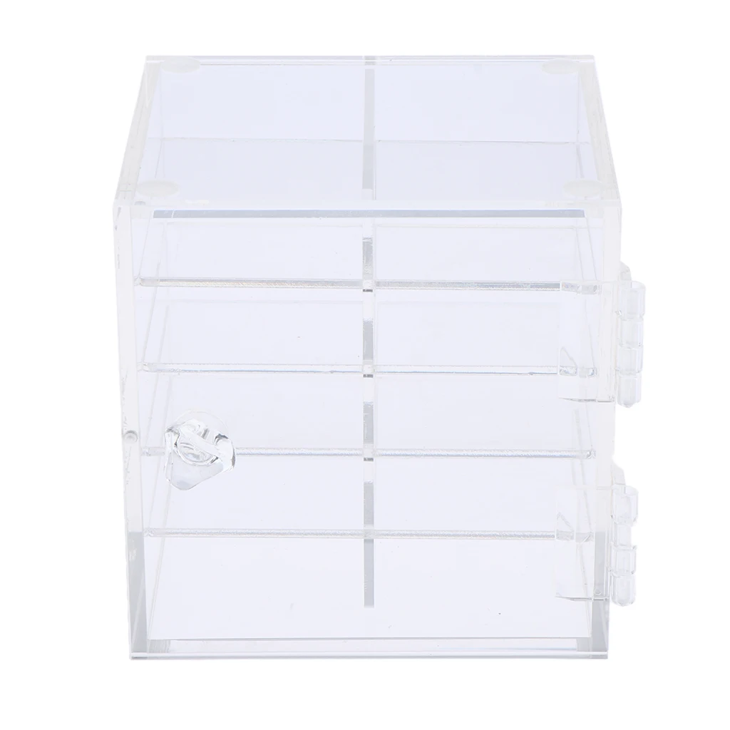 

10 Layer Eyelash Extension Organizer Box for Crystal Glass Adhesive Glue Pallet Holder Storage for Lash Extension Display Case