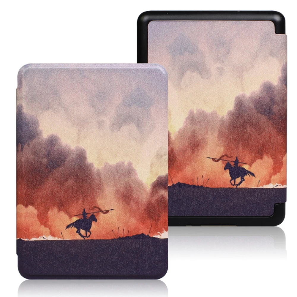 Plain Hero Новинка, умный чехол Kindle Paperwhite, ультратонкий Магнитный чехол из искусственной кожи, защитный чехол для Amazon Kindle Paperwhite 1/2/3 - Цвет: Plain Hero