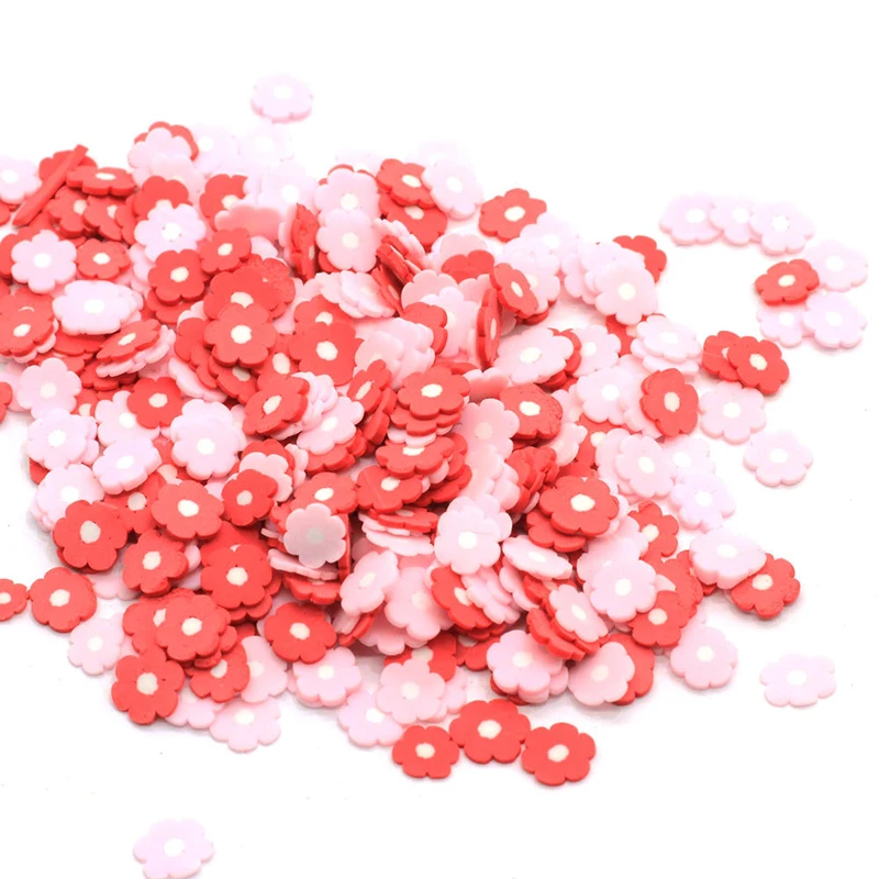 Happy Monkey Fimo Flower Slime добавки, поставка 500 г/г полимерная глина, овощи, разбрызгивает для пушистых облаков, прозрачная глина для слизи