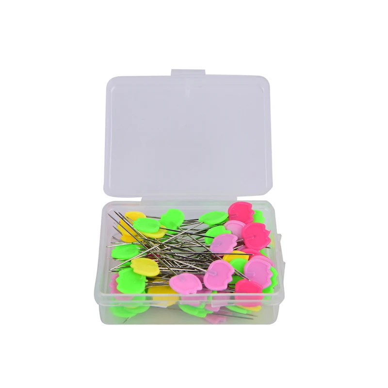 Style 5(80pcs) Горячая Лоскутная игла ремесло цветок кнопка головы булавки вышивка булавки для DIY лоскутное инструмент Аксессуары для шитья - Цвет: Style 5(80pcs)