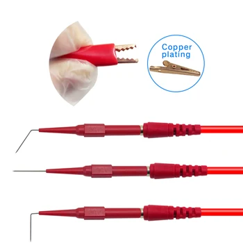 

Alligator Clips Electrical Test Leads Clip Alligator Cilp To AV Banana Plug Test Cable Lead Connector Dual Tester Crocodile Clip