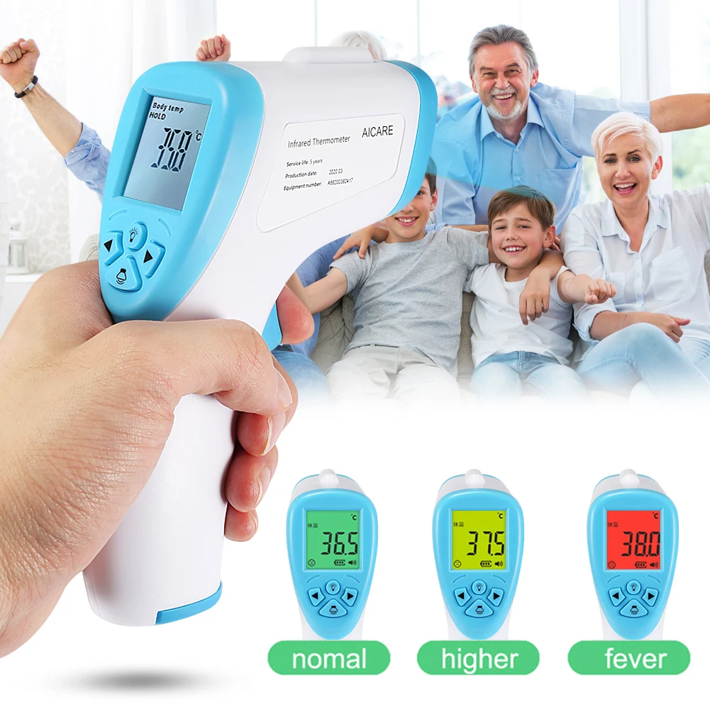 

Handheld Infrared Thermometer Temperature Meter Non-contact Forehead Measuring Adult Baby GK99
