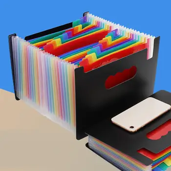 

Colorful A5 Multi-Layer Expanding File Receipt Folder Organizer Pockets Holder