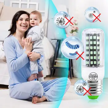 

E27 UVC ultraviolet ozone disinfection lamp GU10 ultraviolet lamp E14 UVC germicidal lamp disinfection lamp corn lamp