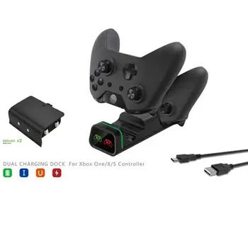 

Dual Controller Charging Dock for Xbox One / One S / One X Charging Station Base Display with 2X800mAh Batteries