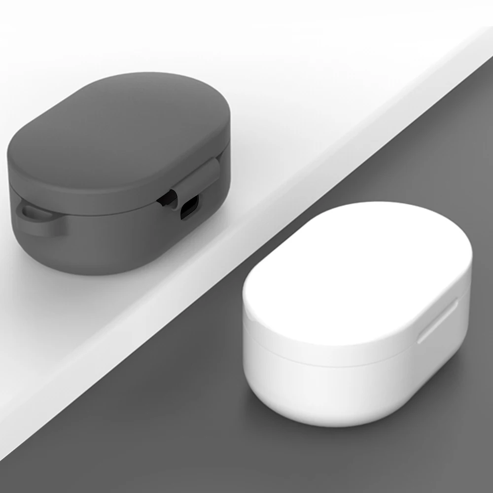 Чехол для наушников для Redmi AirDots, модный дизайн с отверстием для зарядки, чехол для Redmi AirDots, защитная коробка с крюком против потери