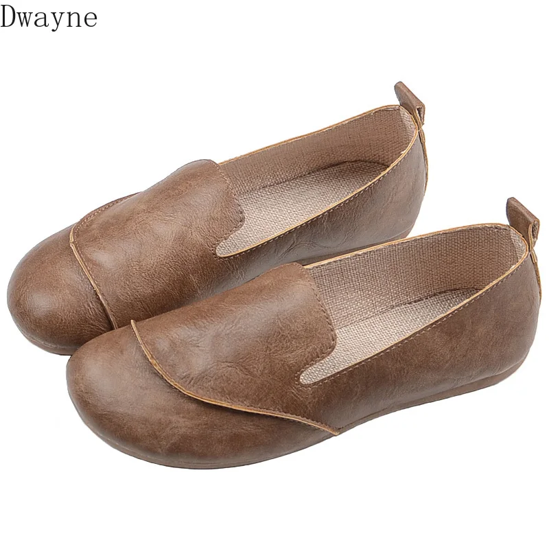

Sen retro handmade original shoes literary Fan Ping with single shoes comfortable peas shoes soft bottom