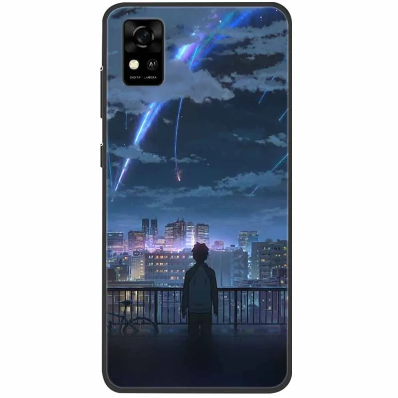 Cat Lion Print TPU Silicone Phone Cover