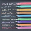 9Pcs/Set Glitter Pen Metallic Color Changing Flash Marker Gel Pens Drawing Scrapbook Album Journal DIY Kawaii Stationery School 1