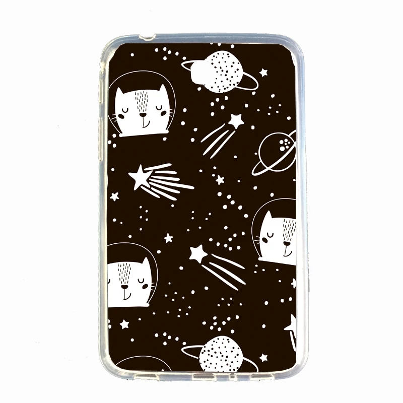 

soft TPU case for Samsung Galaxy Tab 3 7.0 SM-T210 SM-T211 painted transparent tablet back cover