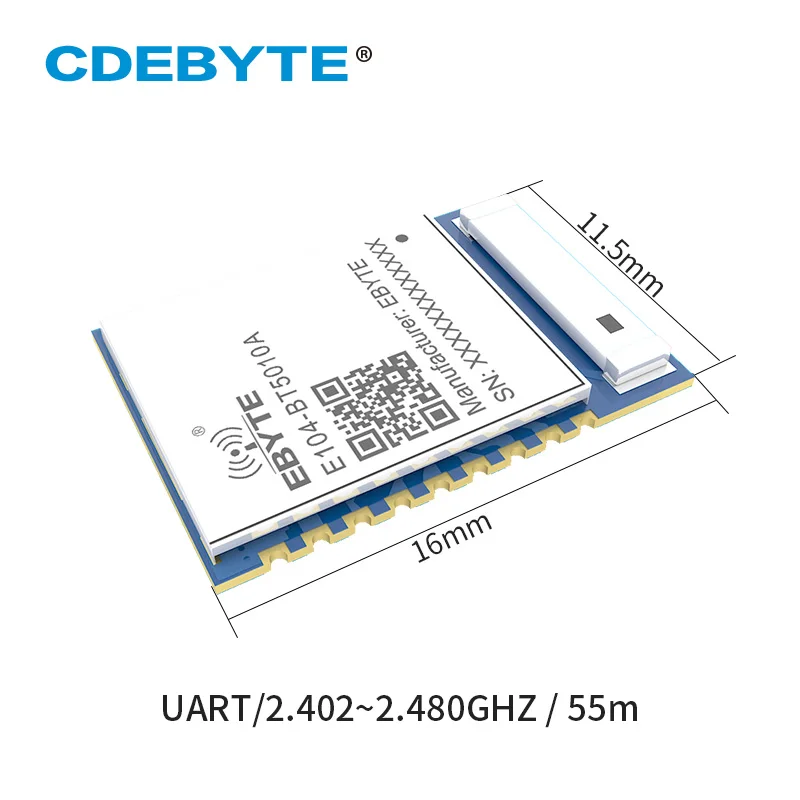 2,4 ГГц nRF52810 BLE5.0 Bluetooth модуль IoT трансивер UART низкая мощность IBeacon керамический антенный передатчик и приемник