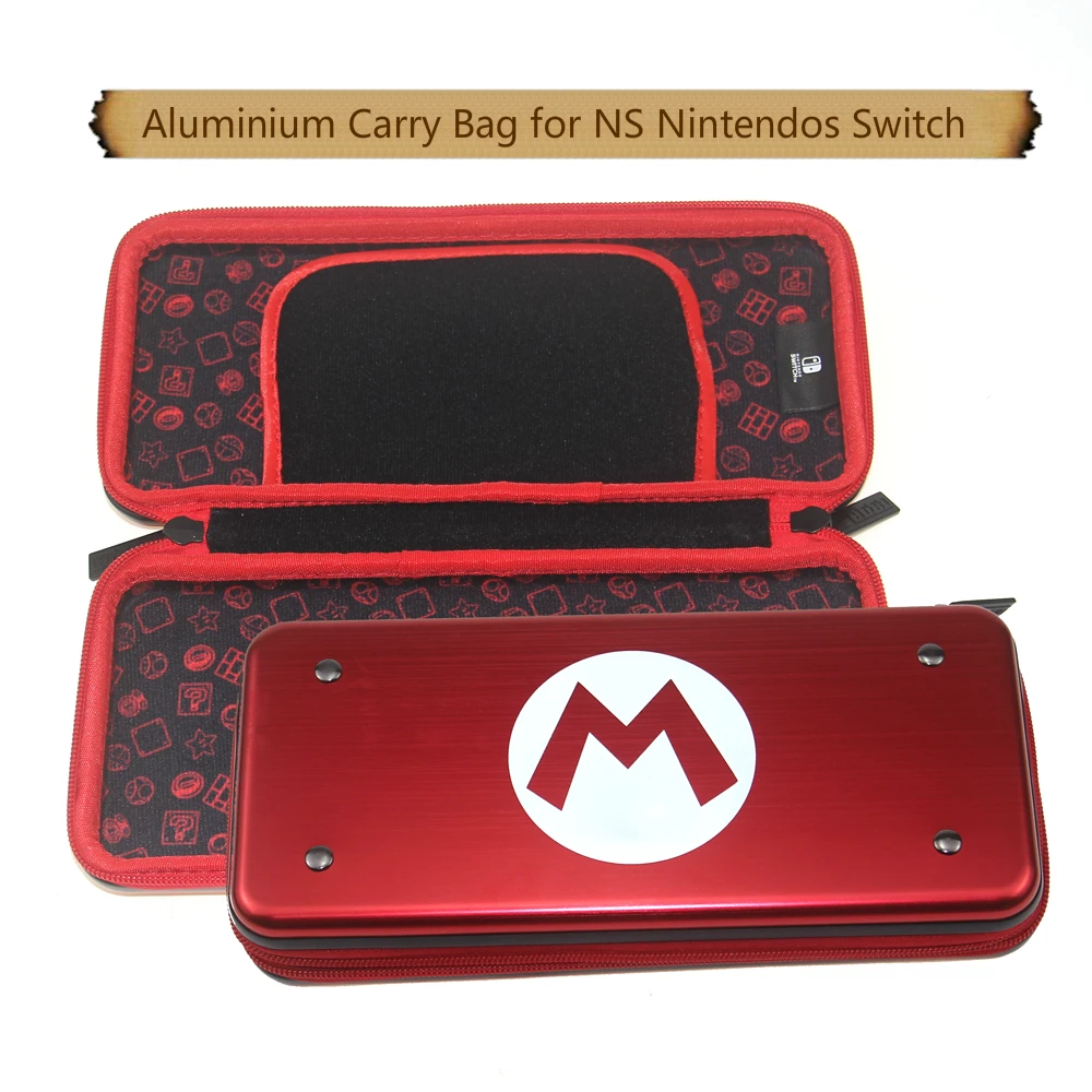 Алюминиевая сумка для переноски переключателей NS Nintendo DOS чехол хранения Switch