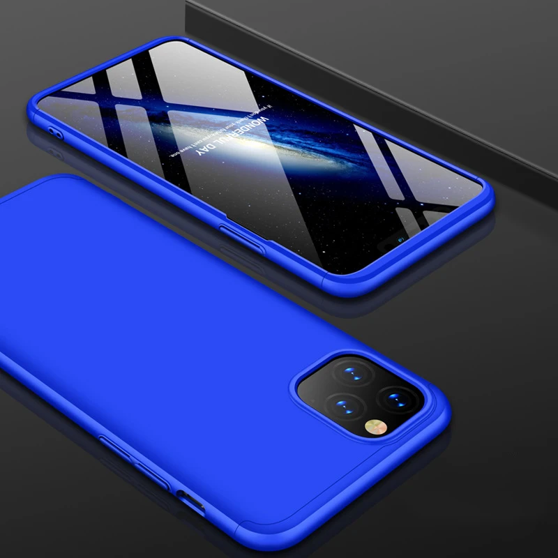 100 шт 3 в 1 Гибридный Жесткий PC полный защитный чехол для iPhone 11 Pro Max XS XR X 8 7 6 6S Plus матовый противоударный защитный чехол