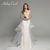 Ashley Carol sirena vestidos de novia 2022 Sexy V-cuello de encaje de cuentas tren desmontable vestido novia romántico vestidos de novia ► Foto 1/6