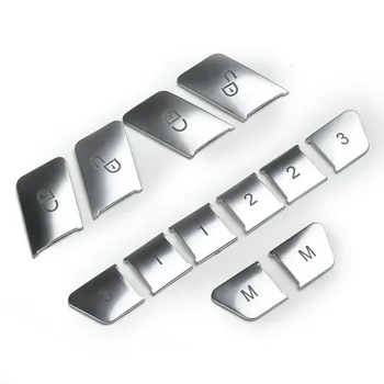 

Sticker Decoration Cover Trim For Mercedes Benz W204 W212 Set Door Switch Button