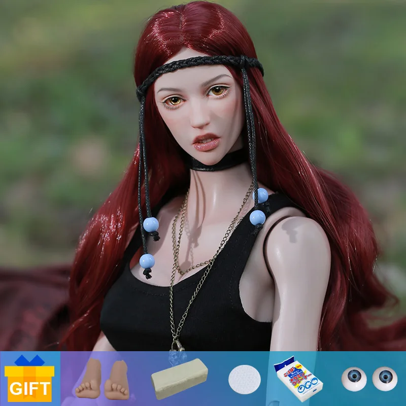 Кукла Dollshe Amanda 1/3 bjd Полный комплект с лицом вверх тело шарнирная полимерная кукла