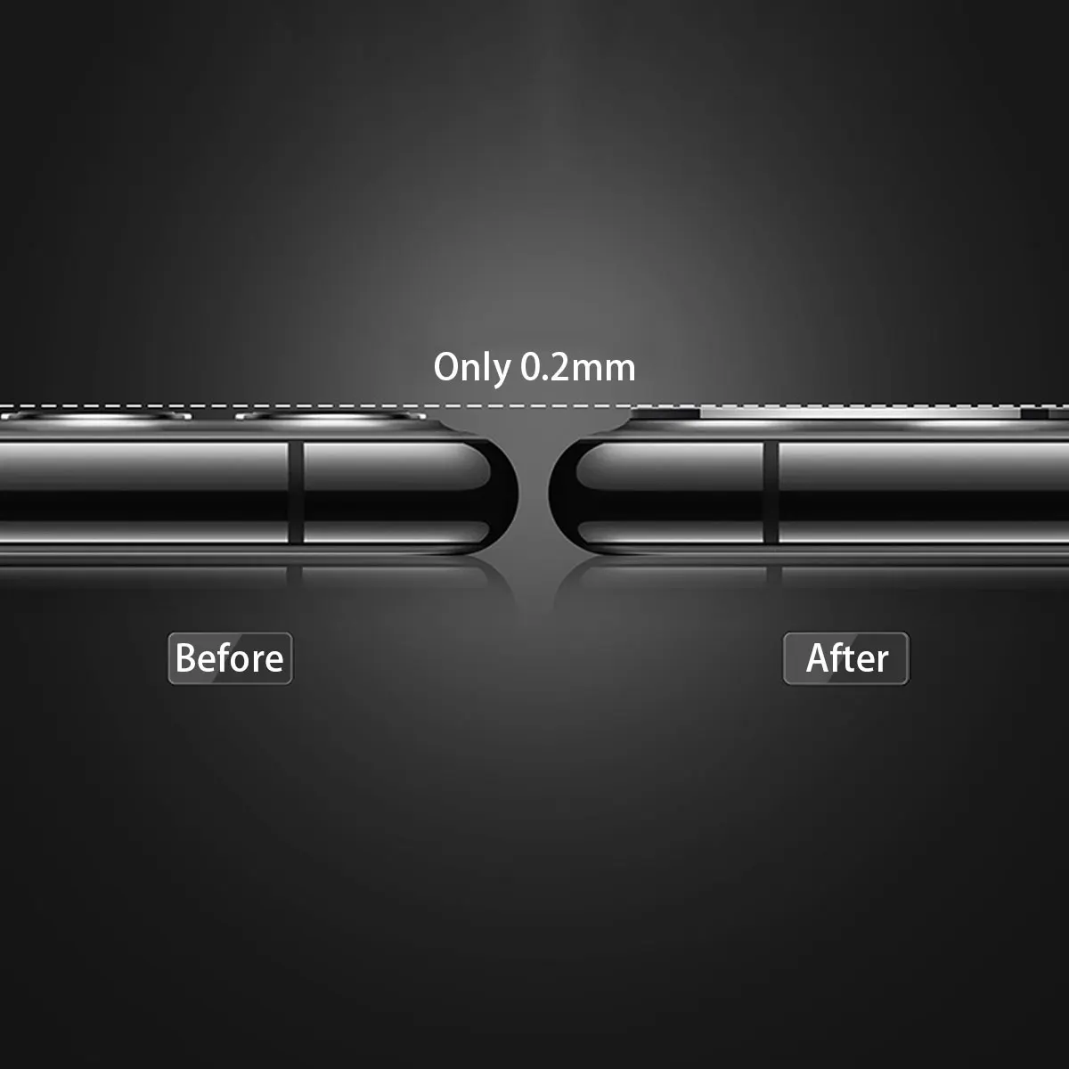 Прозрачная задняя крышка для объектива камеры Защитная пленка Закаленное стекло для iPhone 11 Pro Max HD Защита от царапин
