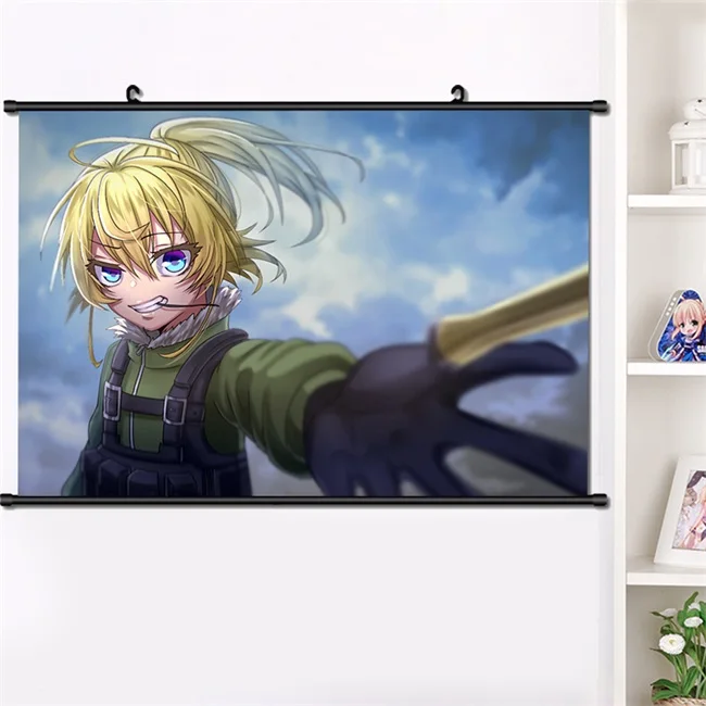 Аниме Youjo Senki Saga of Tanya the Evil Tanya Degurechaff настенный постер манга настенный постер для декорации дома 40*60 см - Цвет: E