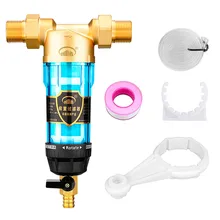 

WINSOME 3T/H Pre-filter Water Purifier Kitchen Sink Filter Water Filter Household Water Purifier 40 Micron, 3/4" FNPT + 1/2"MNPT
