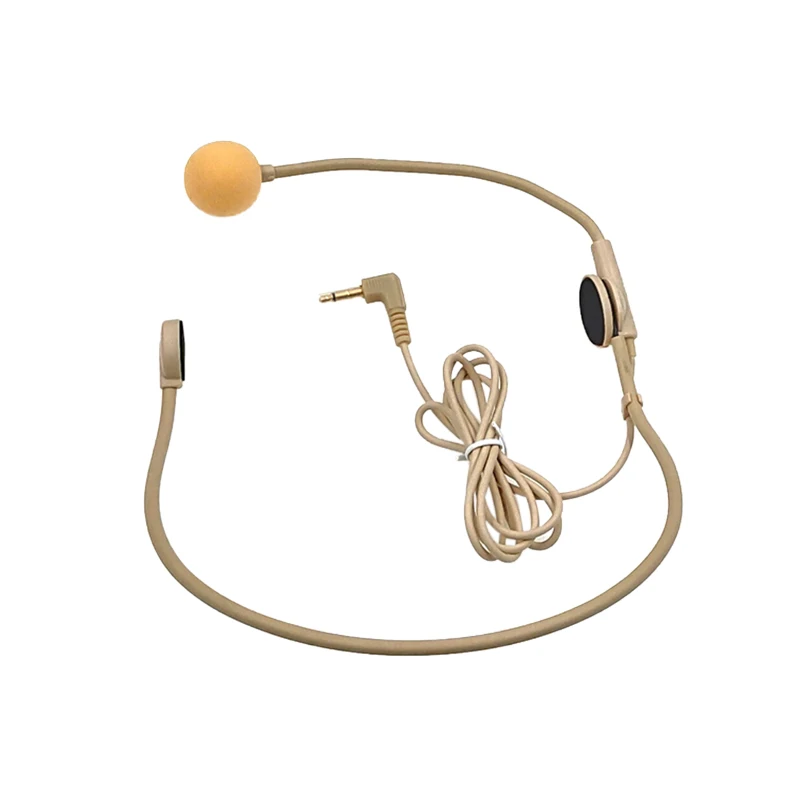 

Teaching Loudspeaker Tour Guide TPE Material Cable Portable Mini Headset Microphone 3.5 mm Male Screw Plug