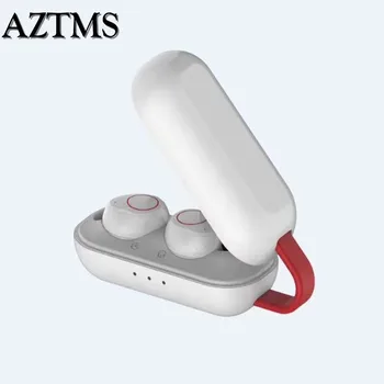 

TWS Wireless Earphones Portable Bluetooth Sports Stereo Sound in-ear Earbuds with microphone and Charging box for iphone xiomi