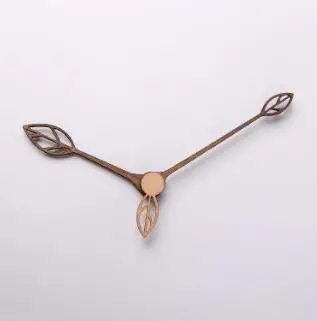 B 1 set Wooden pointers DIY creative wall clock hands 10 12 inch clock Walnut wood needle Quartz Clock replace part Accessories - Цвет: B