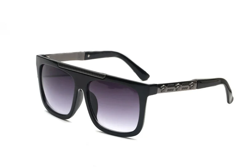 GIFANSEE негабаритные Квадратные Солнцезащитные очки Мужские Роскошные Брендовые женские винтажные дизайнерские темные очки uv400 очки ретро - Цвет линз: Black gray