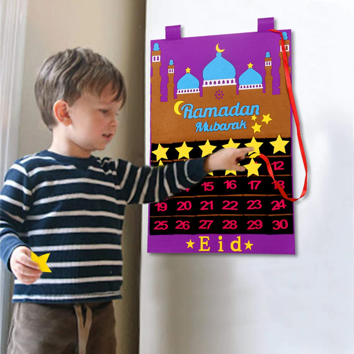 Ramadan Countdown Felt Calendar Ramadan Decorations For Home