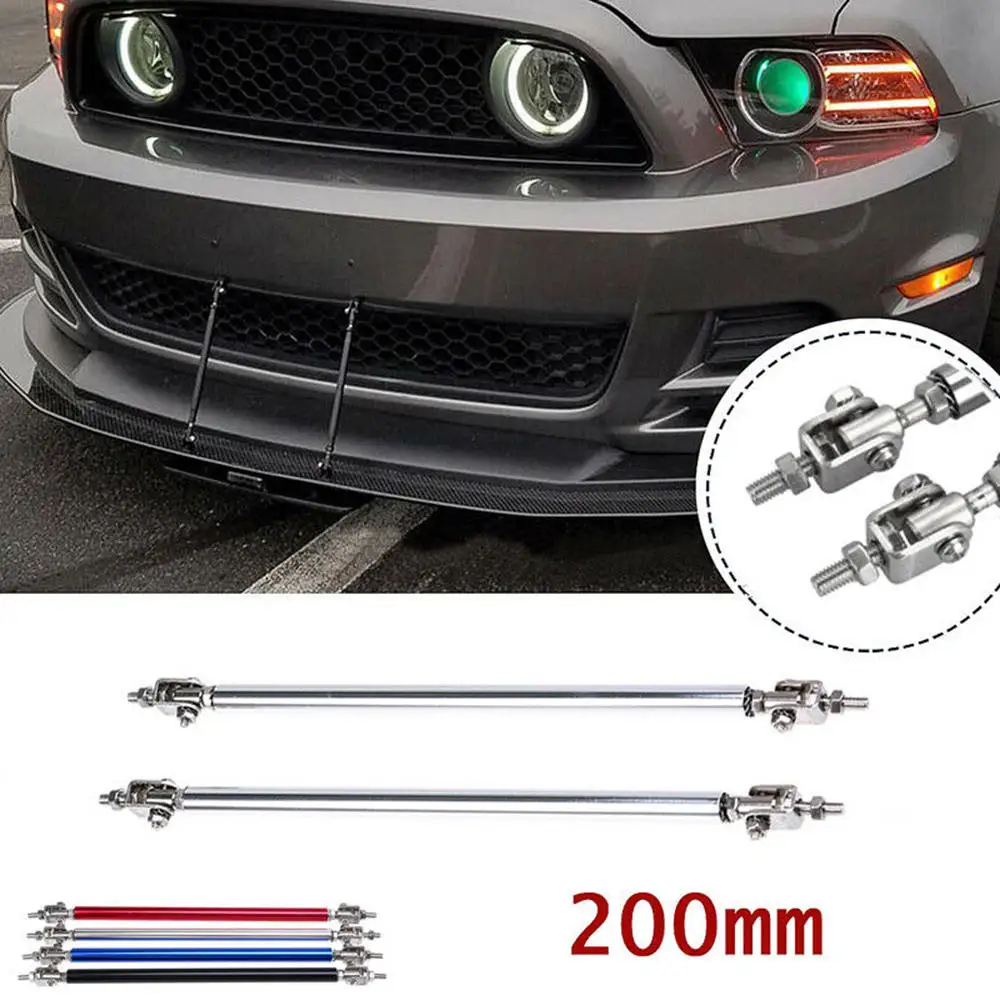 2PCS Adjustable Splitter Rod Bumper Protector Lip Rod Splitter Strut