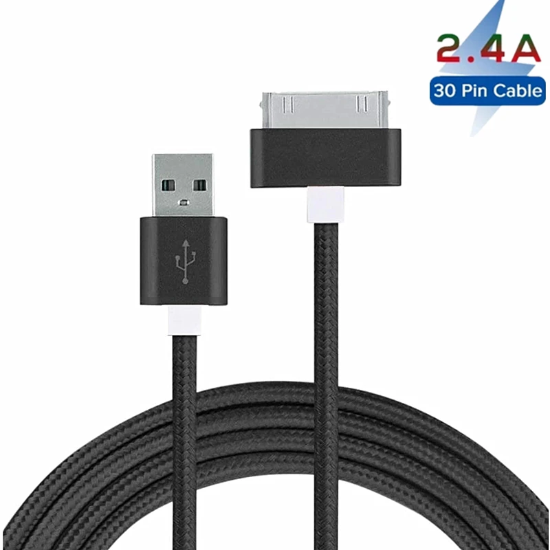 Cavo Dati Usb 2M Cavo Di Ricarica Fst Per Iphone 4S 4S 3Gs 3G Ipod Nano Ipad 2 3 Cavo Di Ricarica Caricatore A 30 Pin Kabel