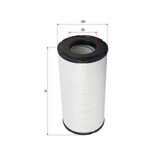 Фильтр воздушный H423 D207 d107\ Perkins SAKURA A8577