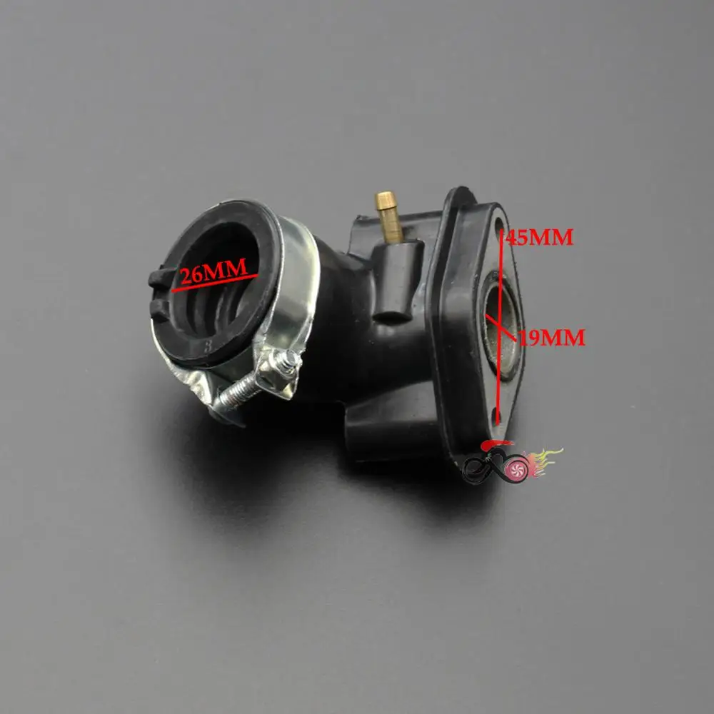 Intake Manifold Pipe For GY6 Moped Scooter ATV Go Kart SunL TaoTao 49cc 50cc 60cc 80cc Engine