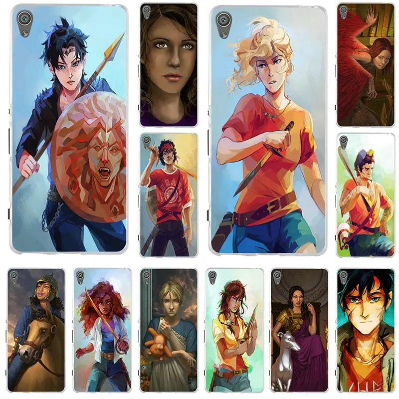 Percy Jackson Heroes Soft TPU Silicone Mobile Phone Cases For Sony Xperia XZ Z Z1 Z2 Z3 Z4 Z5 Compact M2 M4 M5 E3 E5 T3 XA Case | Мобильные